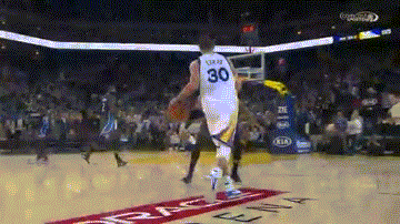 [数据酷]库里全票mvp的赛季,每场通过三分球和助攻