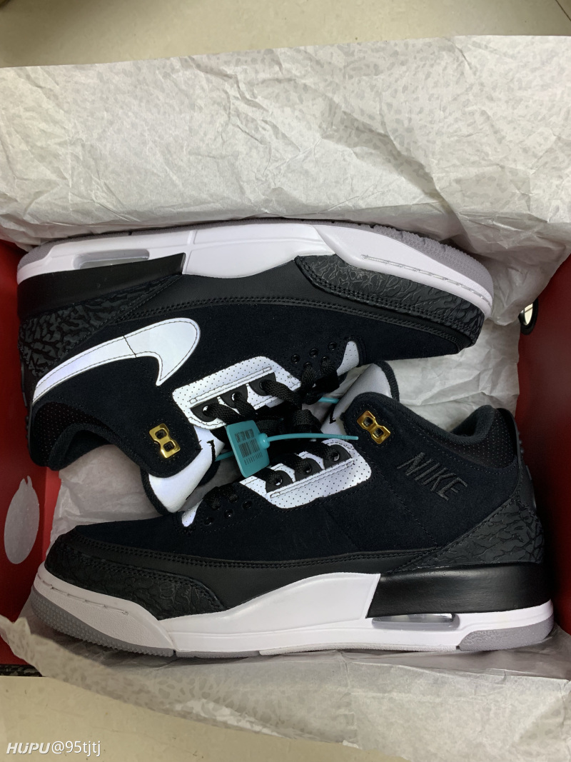 买的第一双aj,aj3黑手稿