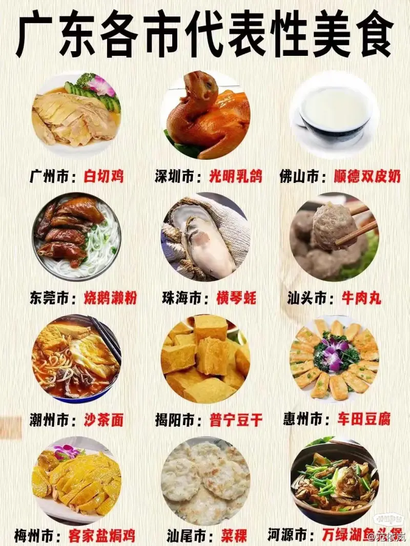 去广东省各市特色美食