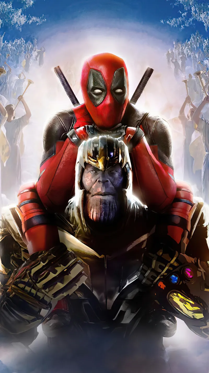 分享壁纸第四十二弹 小贱贱死侍手机壁纸篇 步行街主干道 虎扑社区