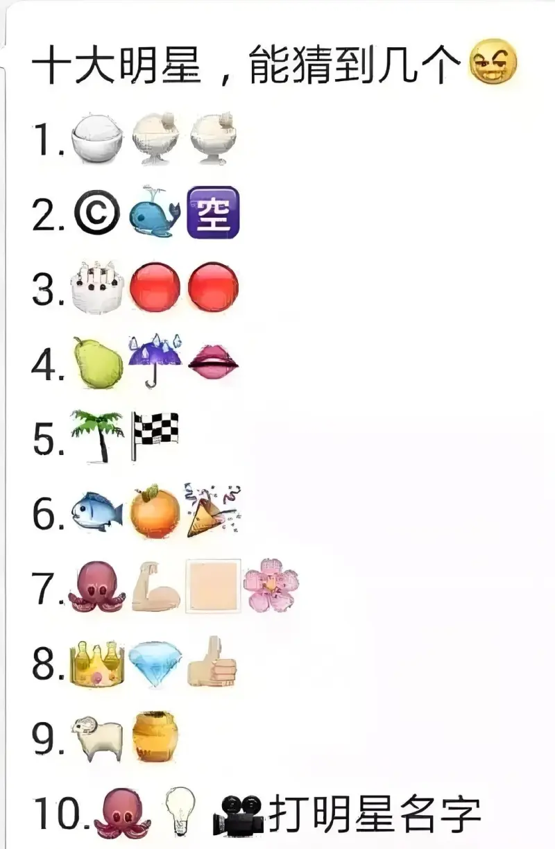 看图猜明星