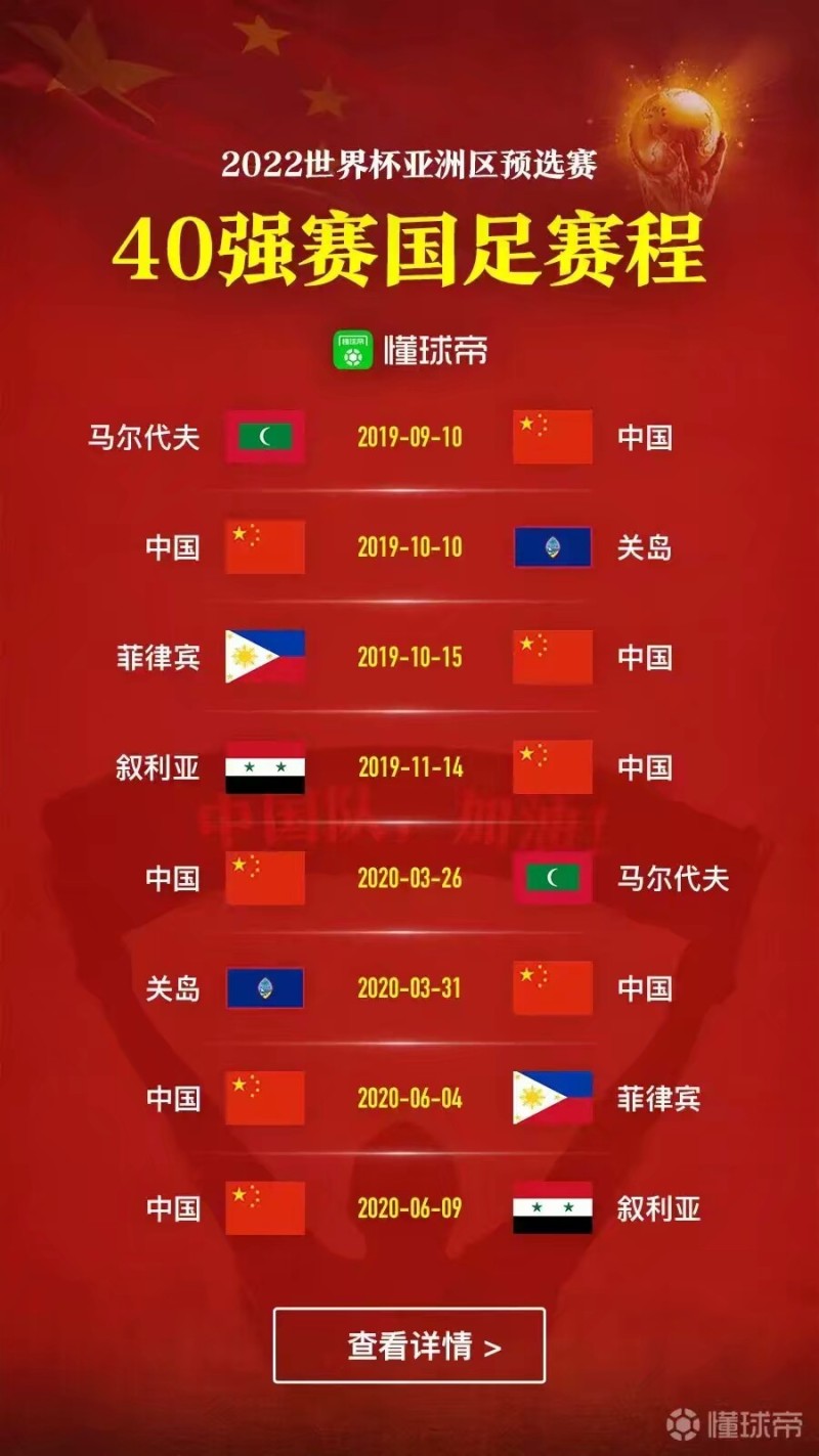 如何看待国足40强赛的赛程?