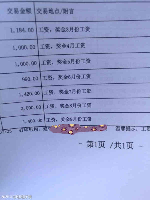 我这工资流水什么水平