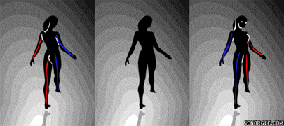 这些美女究竟是顺时针还是逆时针旋转啊