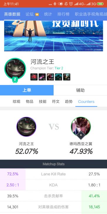 上单塔姆什么水平,对百分之八十的上单单杀率