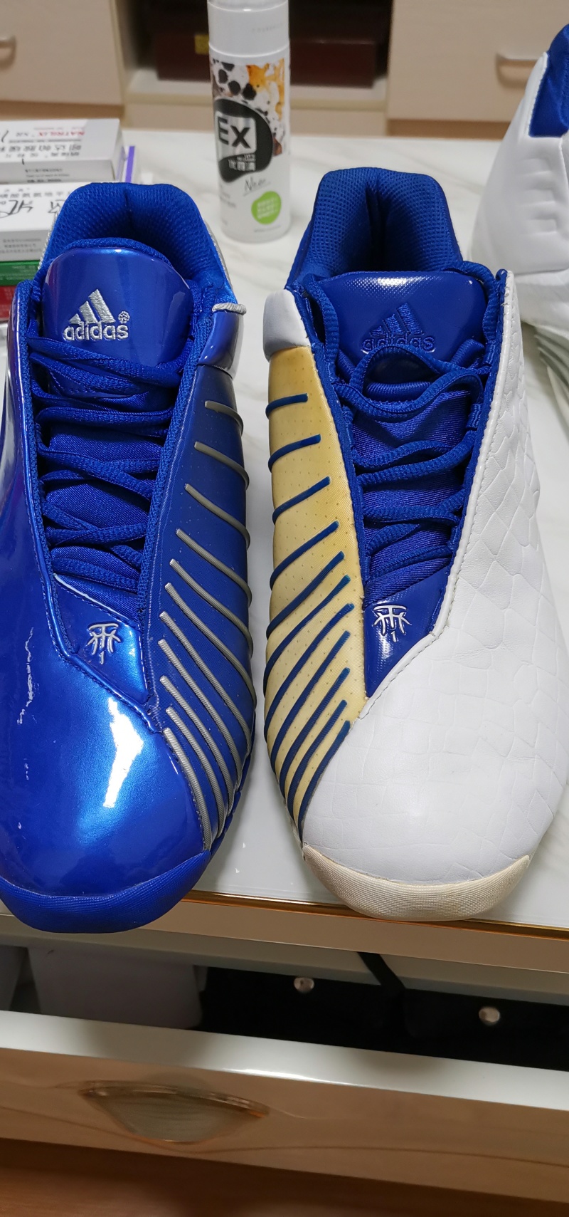 08.14年两款tmac3小小对比