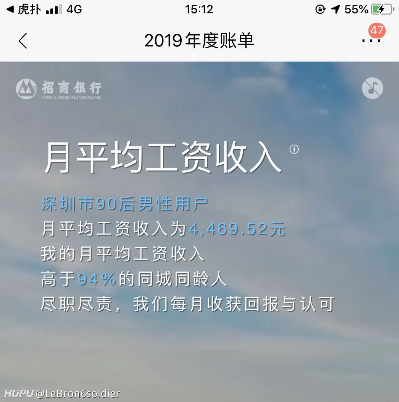 招商银行统计：深圳90后男的平均工资收入4469.52元