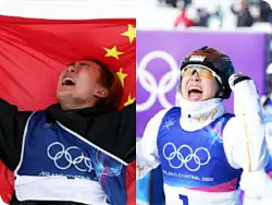 2小时内连夺2金！苏翊鸣、徐梦桃连续为中国代表团拿下金牌