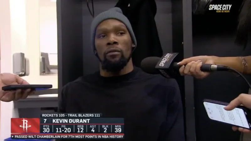 流言板]杜兰特：张伯伦为NBA球员树立了标杆很感激能达世界杯-足球赛事比分体育网到这一成就