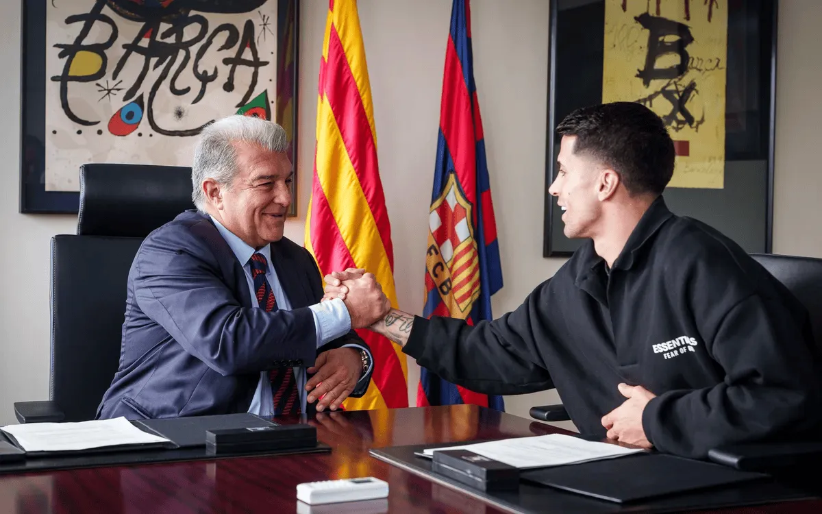 [流言板]巴薩官方：坎塞洛租借回歸，租期至本賽季末；將身披2號(hào)球衣