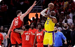 ESPN预测明日季后赛：火箭胜率65.6%，湖人胜率34.4%